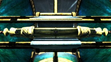 El Elder Scroll de la vida real de Skyrim Fan incluye runas brillantes