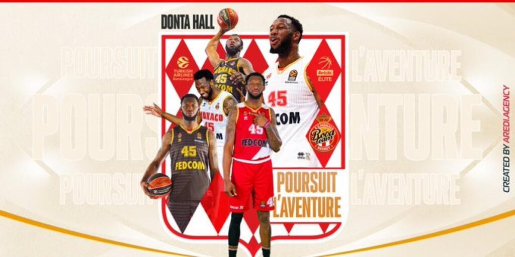 El Mónaco renueva a Donta Hall y añade más centímetros a su ambicioso proyecto