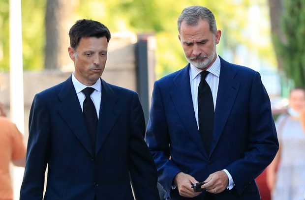 El Rey Felipe se despide de su prima, Sonia de Morales de Borbón-Dos Sicilias / Gtres