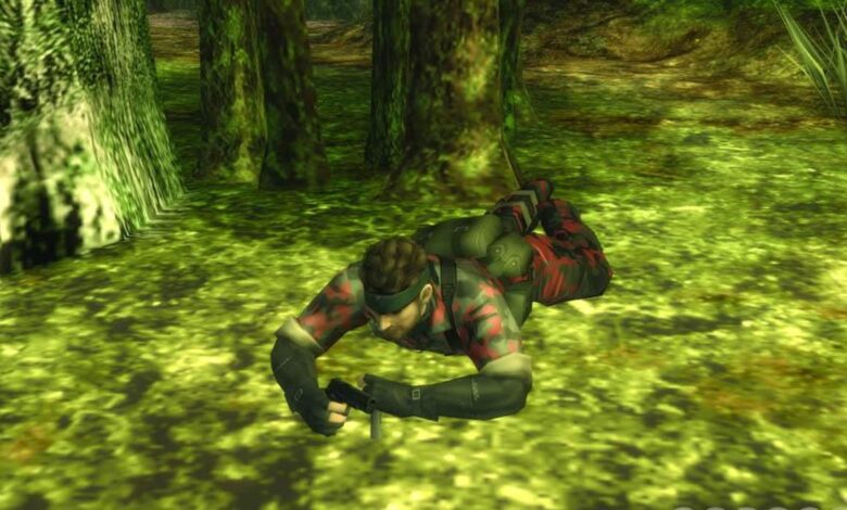 El adorable fan art de MGS Snake Eater se burla del sistema de camuflaje