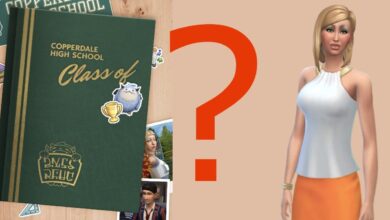 El anuario de Sims 4 High School revela la vieja nariz de Nancy Landgraab