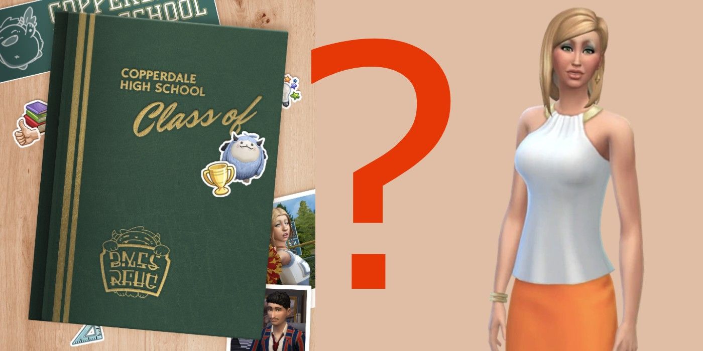 El anuario de Sims 4 High School revela la vieja nariz de Nancy Landgraab