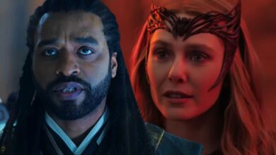 El arte conceptual de Doctor Strange 2 muestra la escena eliminada de Scarlet Witch Vs Mordo