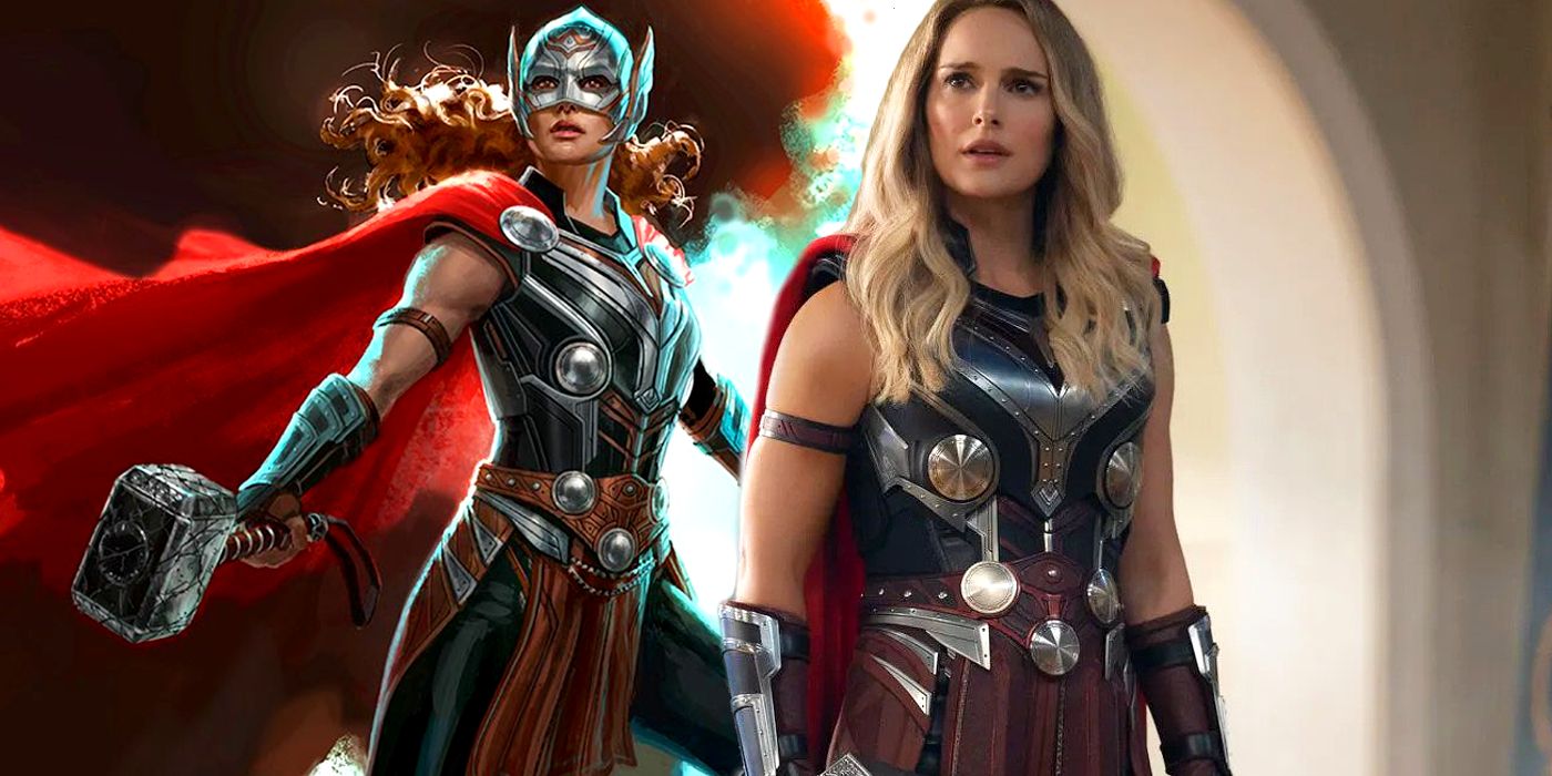 El arte conceptual de Thor: Love & Thunder muestra al dios Buff de Natalie Portman