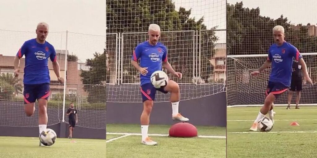 El brutal entreno de Griezmann para cambiar su situación en el Atlético