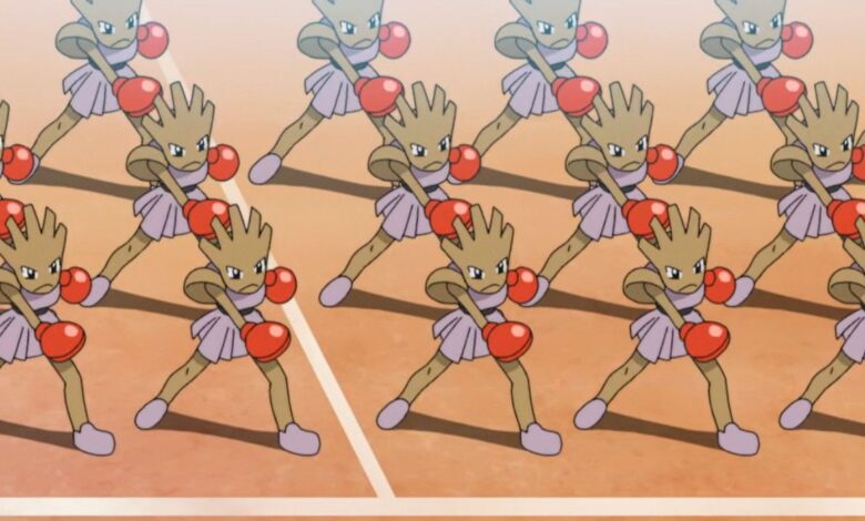 El hilarante Pokémon TikTok imagina una emboscada de Hitmonchan en la vida real