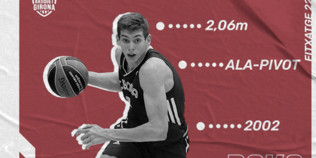 El joven alero croata Roko Prkacin, cuarto fichaje del Girona