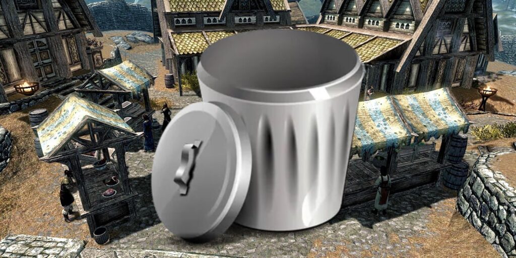 El jugador de Skyrim casi bloquea Xbox Series X al tirar basura a Whiterun