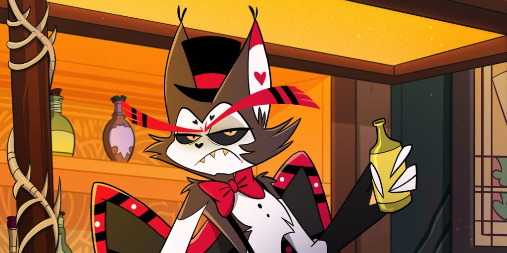 El nuevo diseño del personaje Husk de Hazbin Hotel se revela en una imagen