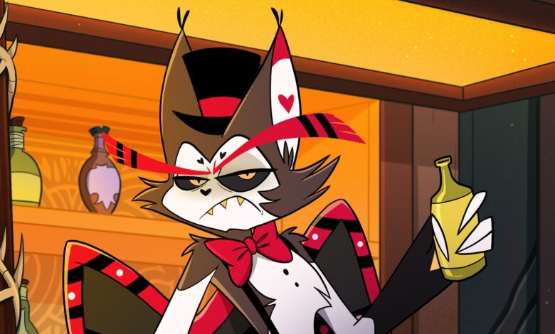 El nuevo diseño del personaje Husk de Hazbin Hotel se revela en una imagen