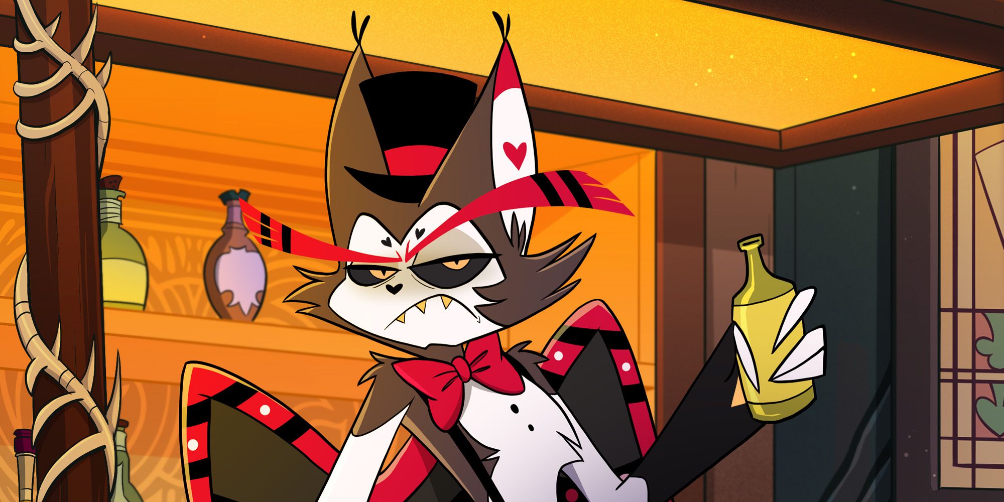El nuevo diseño del personaje Husk de Hazbin Hotel se revela en una imagen