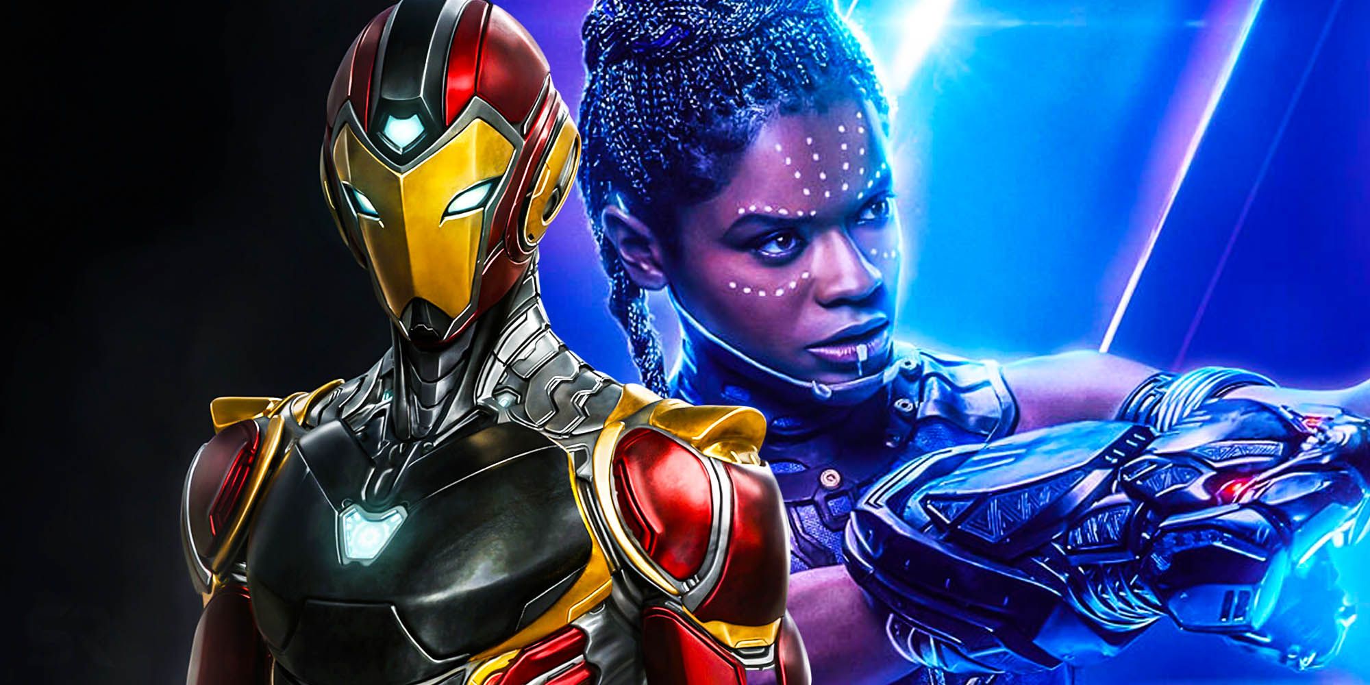 El nuevo disfraz de Iron Man Ironheart de MCU revelado en Black Panther 2 Merch