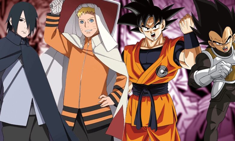El poder fusionado de Naruto y Sasuke hace que la fusión de Goku y Vegeta parezca patética