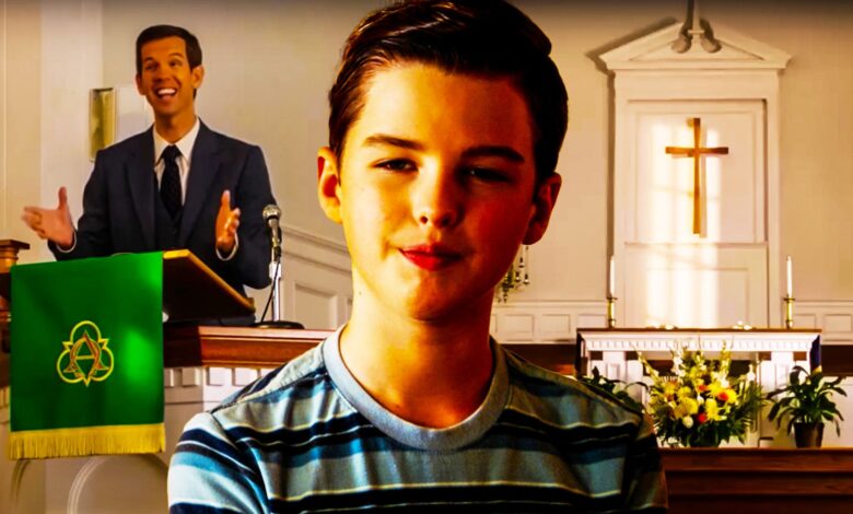 El tease de la iglesia de la temporada 6 de Young Sheldon demuestra que la temporada 6 será más oscura