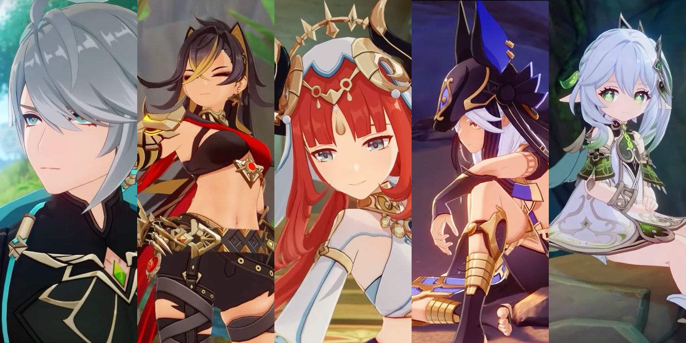 El tráiler de Genshin Impact revela aún más personajes nuevos de Sumeru