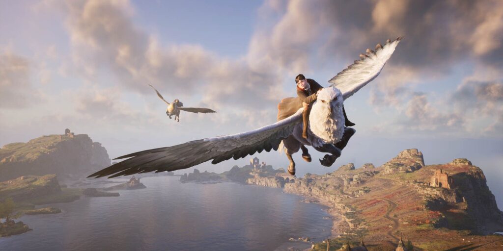 El video de Hogwarts Legacy revela un vuelo de escoba extrañamente rígido