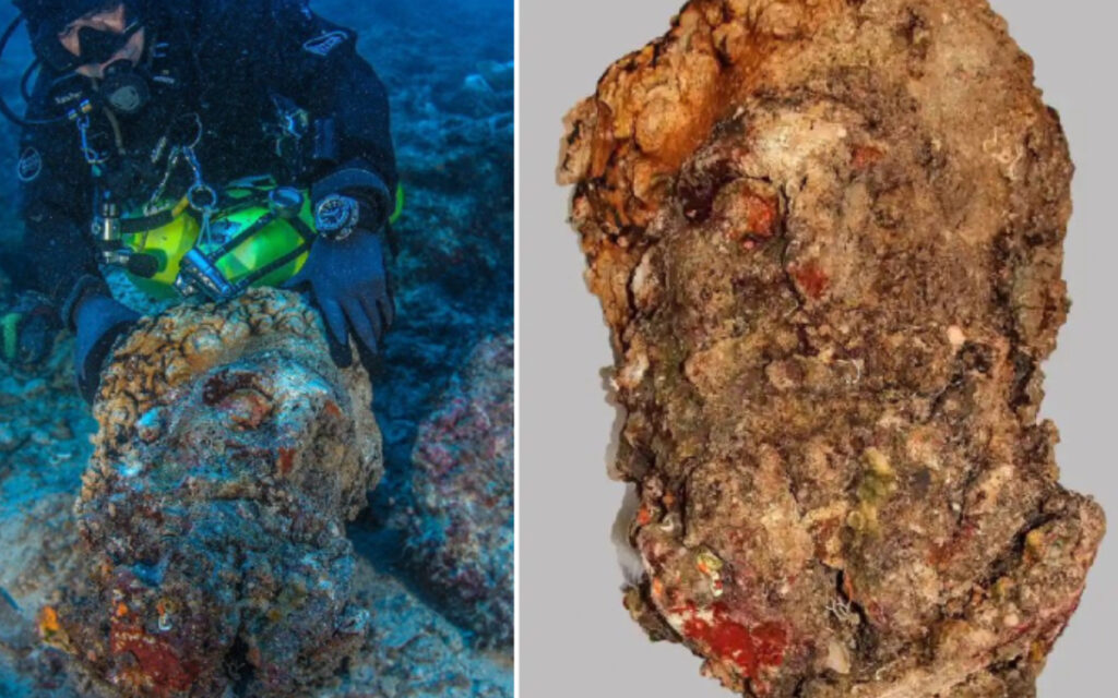 Encuentran en Grecia la cabeza de la estatua de Hércules