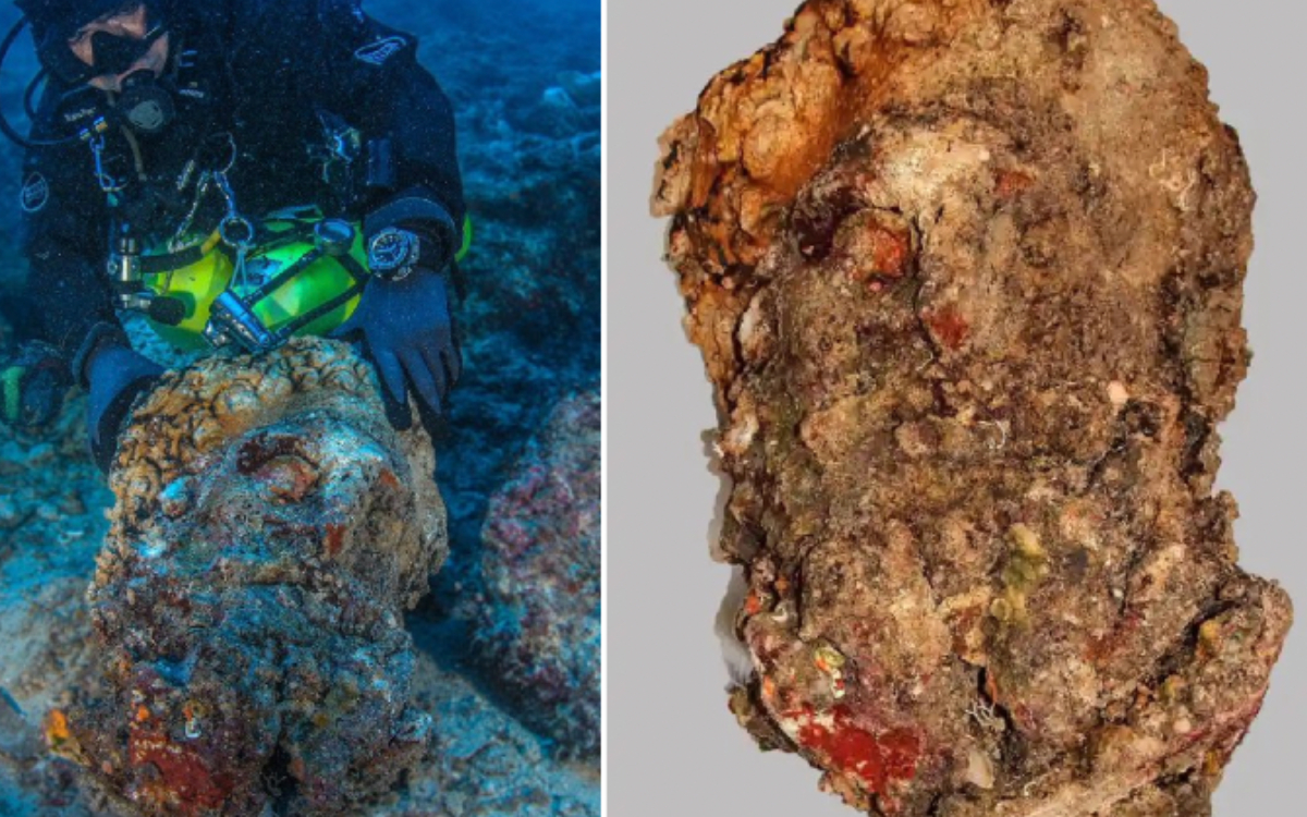 Encuentran en Grecia la cabeza de la estatua de Hércules