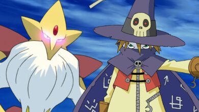 Epic Pokémon Fan Art combina Mega Alakazam con Wizardmon de Digimon