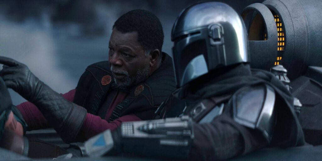Escenas de acción de la temporada 3 de The Mandalorian presentadas por Carl Weathers