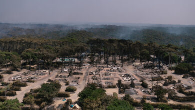 Escenas de devastación emergen de un suroeste de Francia devastado por el fuego