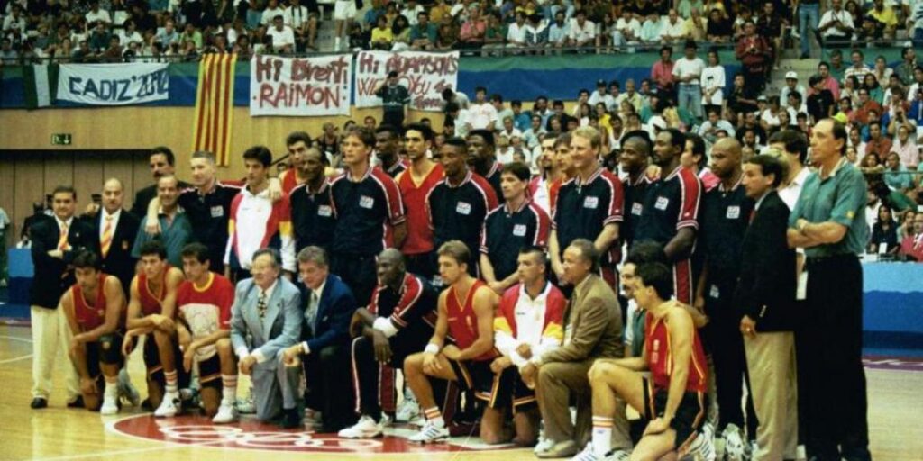España contra las estrellas: así se vivió el duelo contra el Dream Team