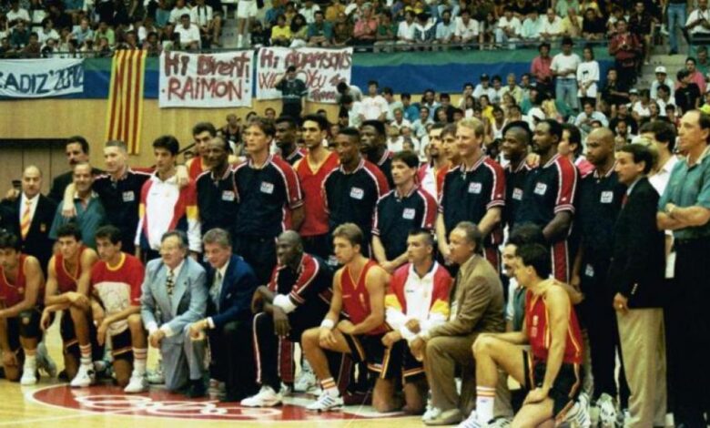 España contra las estrellas: así se vivió el duelo contra el Dream Team