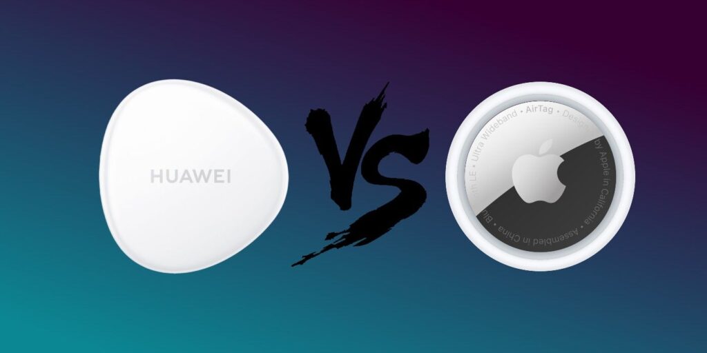 Etiqueta de Huawei vs. Apple AirTag: ¿En qué se diferencian?