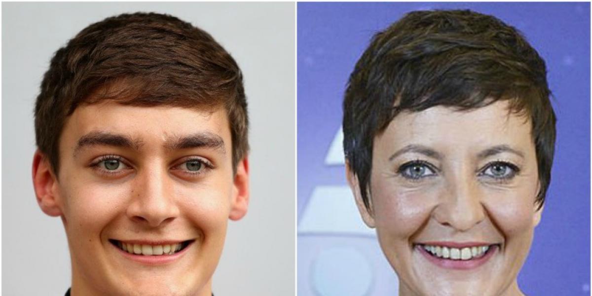 Eva Hache sale al paso tras la pole position de Russell en el GP de Hungría