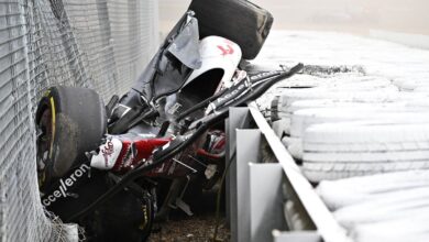 F1: Sobrevive Guanyu Zhou a terrible accidente en Silverstone | Video