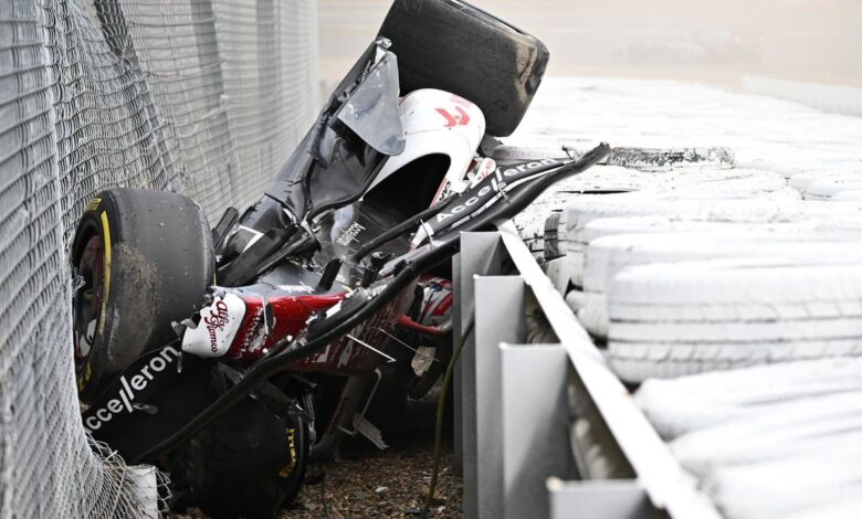 F1: Sobrevive Guanyu Zhou a terrible accidente en Silverstone | Video