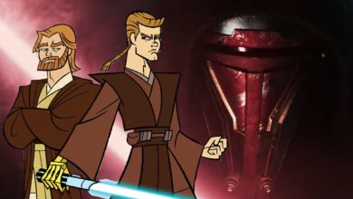 Fan Art de KOTOR reimagina a Darth Revan al estilo de las Guerras Clon de 2003