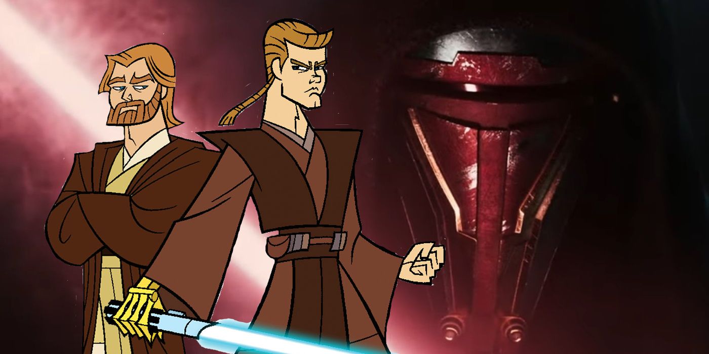 Fan Art de KOTOR reimagina a Darth Revan al estilo de las Guerras Clon de 2003