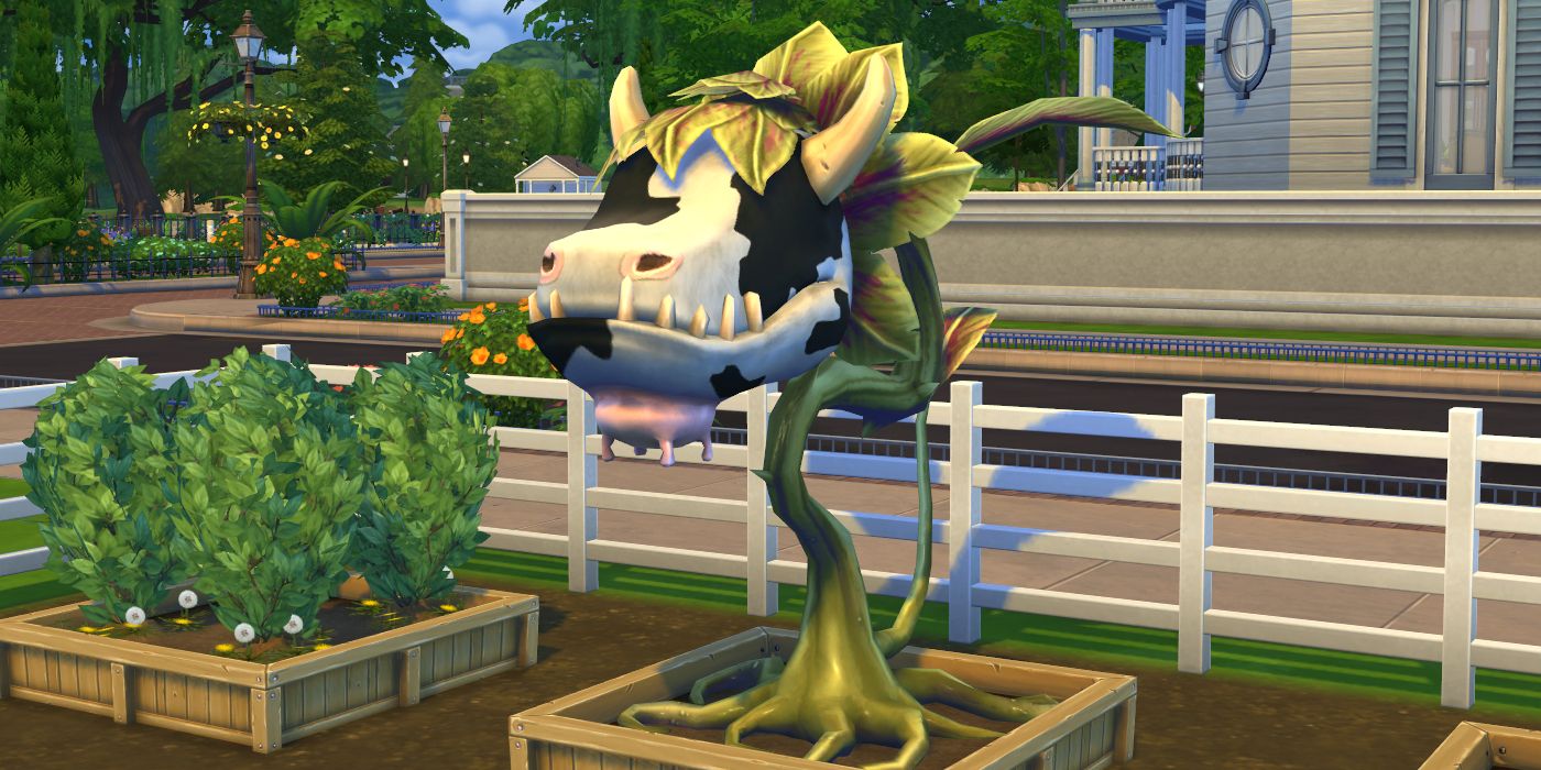 Fan de Sims crea una impresionante planta de vaca hecha a mano