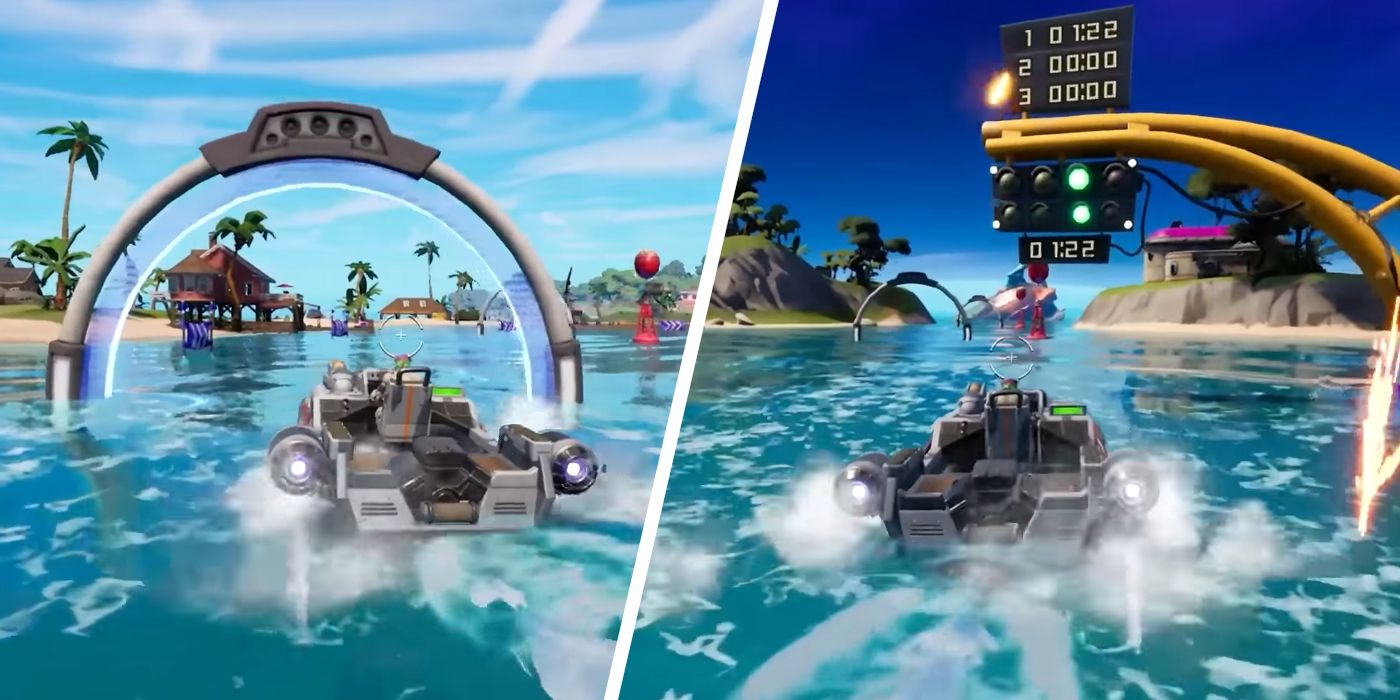 Fortnite: Cómo completar una vuelta alrededor del circuito de carreras de botes