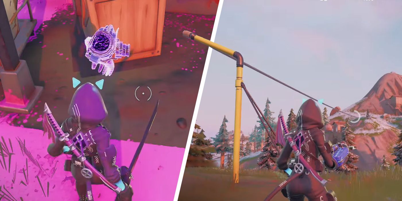 Fortnite: cómo usar el guante de agarre para atrapar una tirolesa