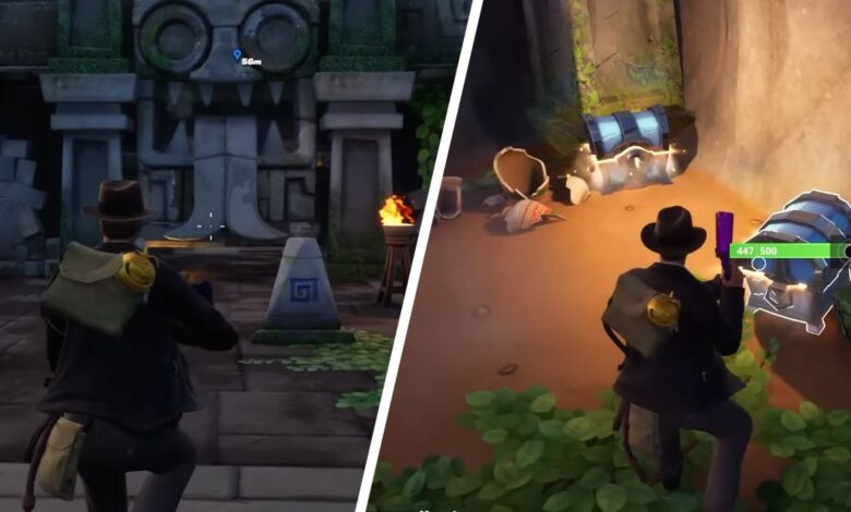 Fortnite: dónde encontrar la puerta secreta en Shuffled Shrines