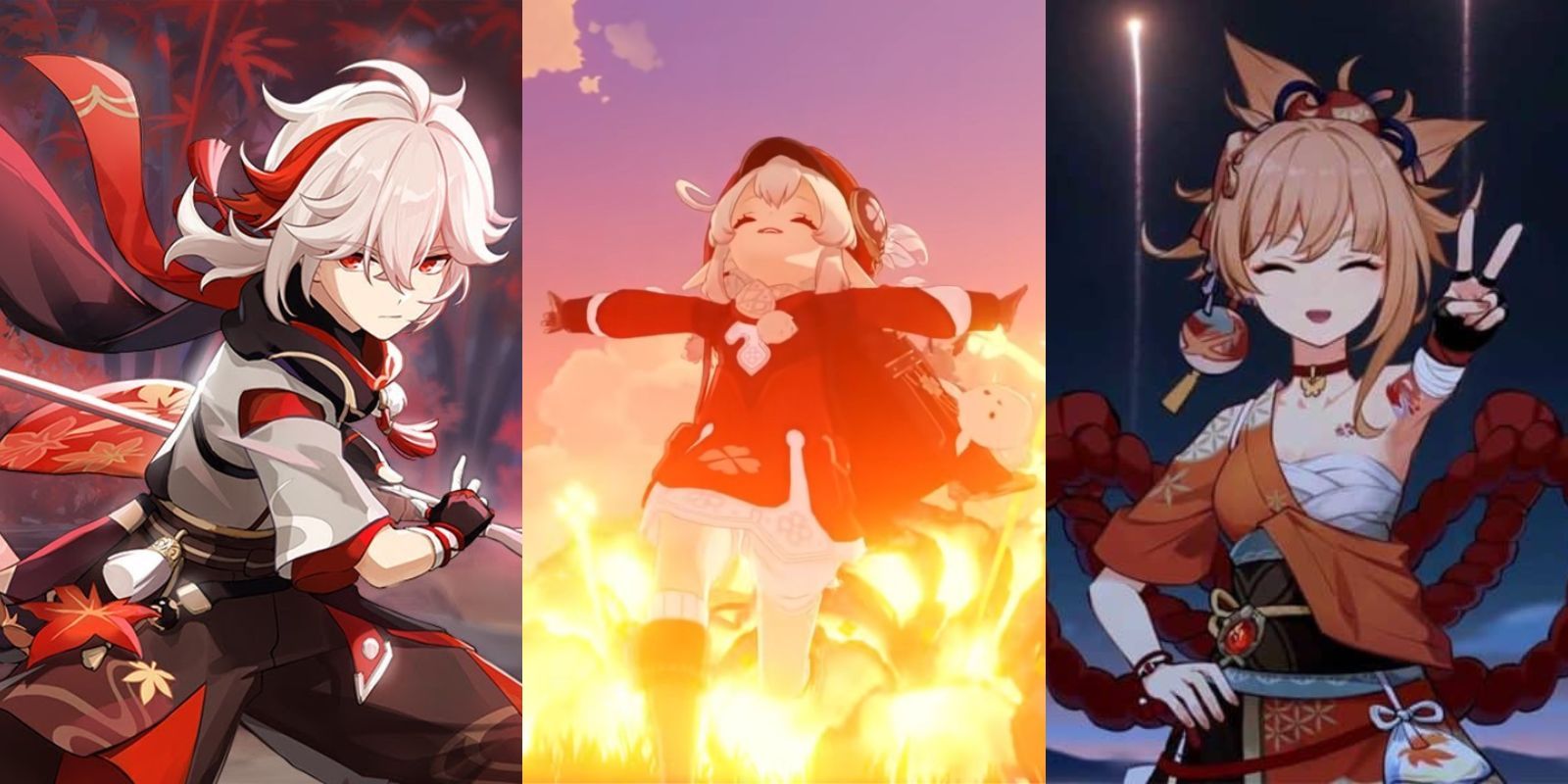 Genshin Impact 2.8: ¿Deberías apoyar a Kazuha, Klee o Yoimiya?