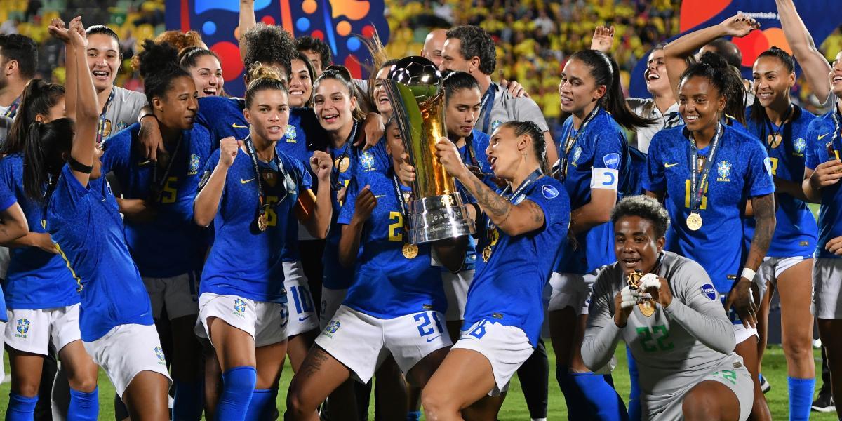 Geyse, campeona de la Copa América con Brasil
