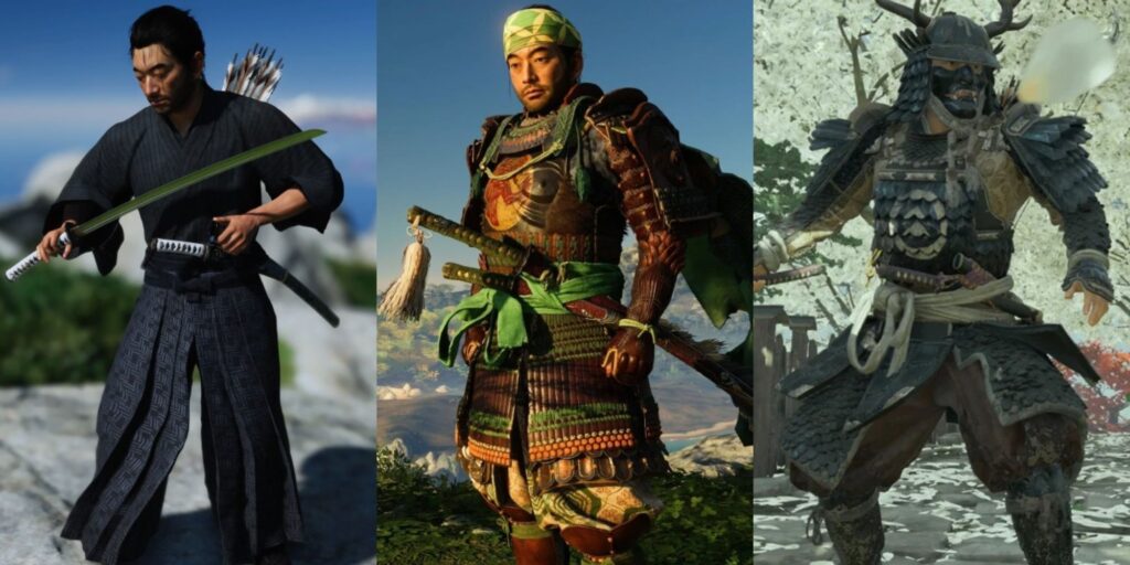 Ghost of Tsushima: 10 conjuntos de armadura más atractivos, clasificados