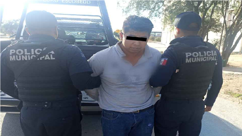 Golpeó a su esposa un empleado de la Comisión Estatal de Aguas de Pedro Escobedo, fue detenido