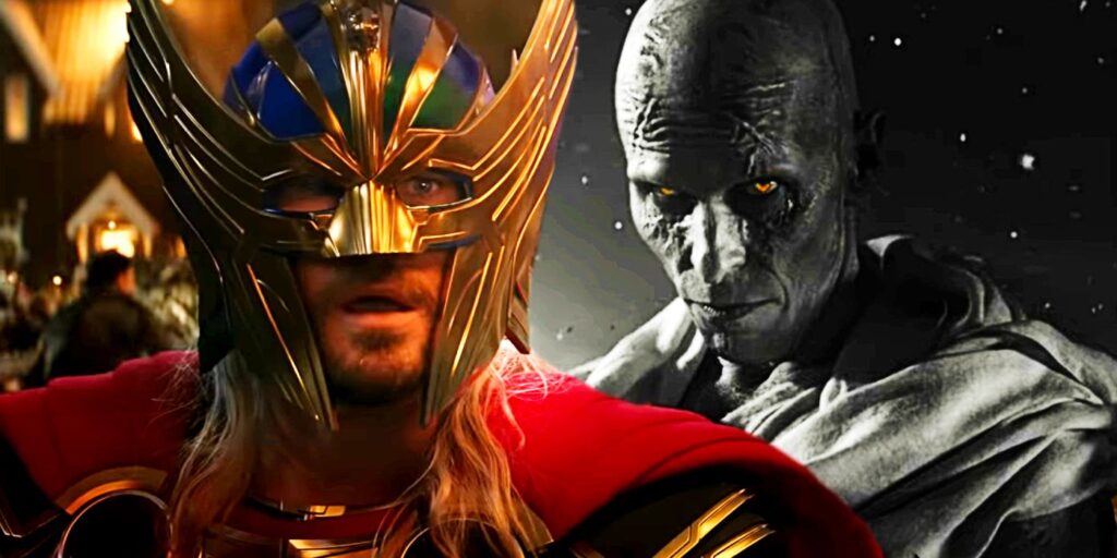 Gorr se burla de Thor sobre sus fracasos en el nuevo tráiler de Love & Thunder