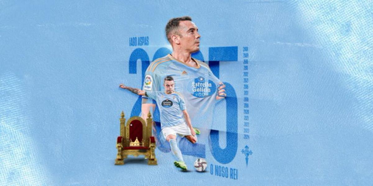 Iago Aspas se une al Celta hasta el 2025