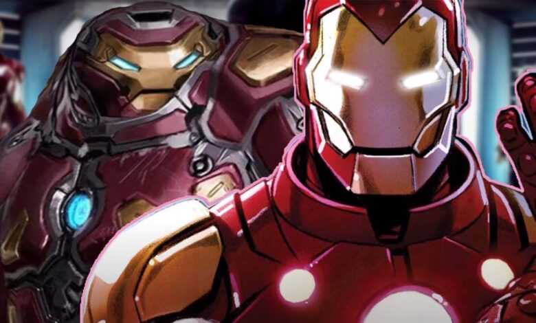 Iron Man va a la guerra contra todas las armaduras que ha fabricado