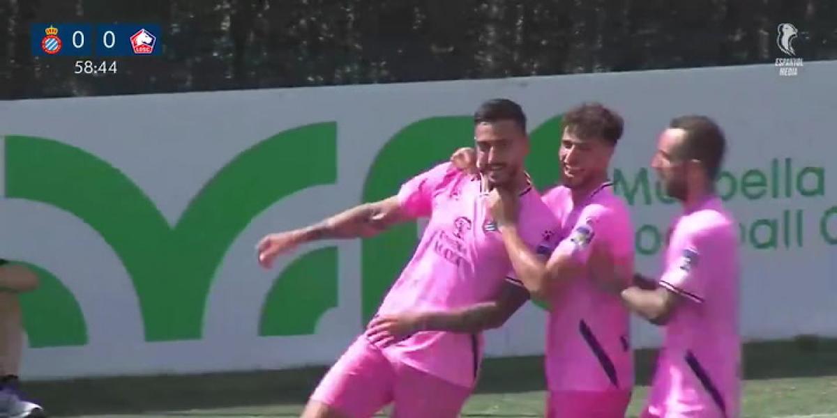 Joselu se estrena con el Espanyol