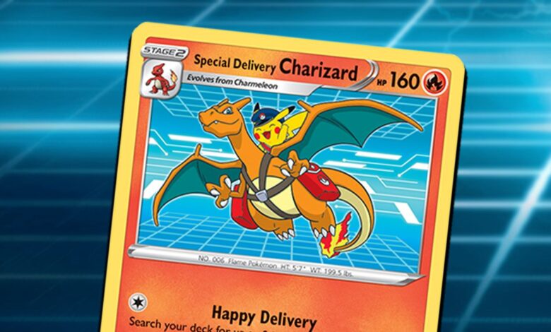 La celebración de Pokémon Company incluye el código promocional Delivery Charizard