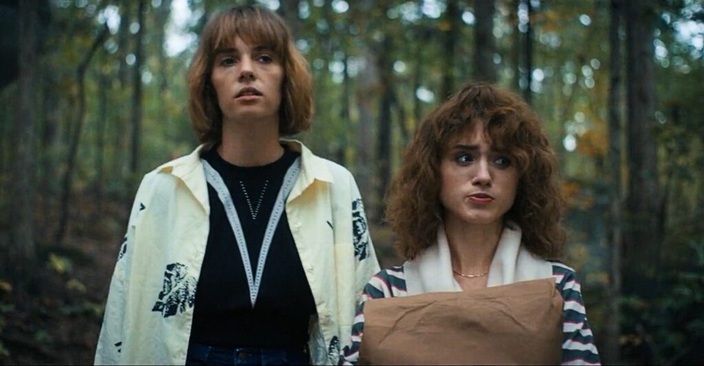 La estrella de Stranger Things quiere que la amistad de Nancy y Robin continúe