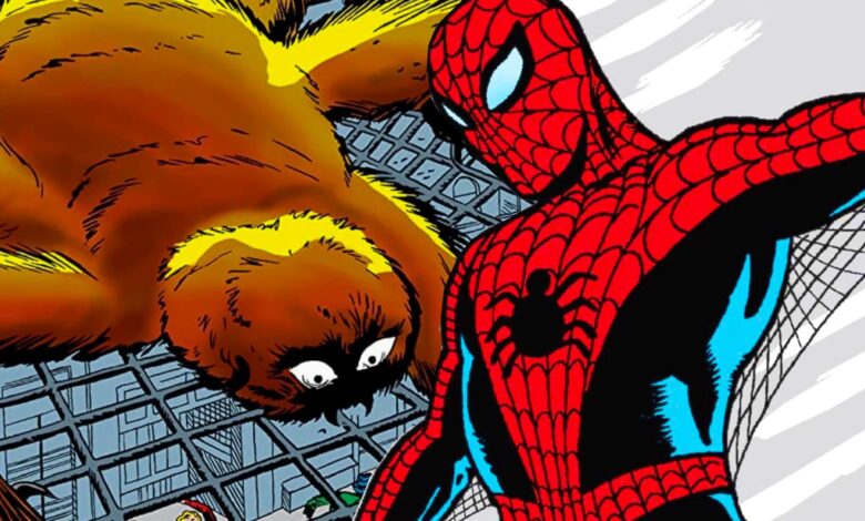 La exhibición de Spider-Man recuerda a los fanáticos de la araña radiactiva original de Marvel