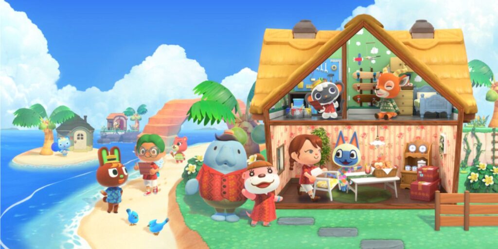 La ilusión óptica de Animal Crossing Home te permite crear graciosas escaleras
