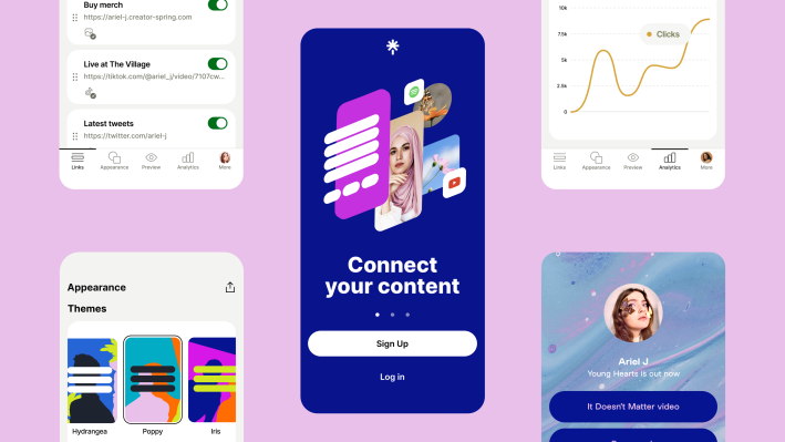 La nueva aplicación móvil de Linktree permite a los usuarios administrar sus páginas sobre la marcha